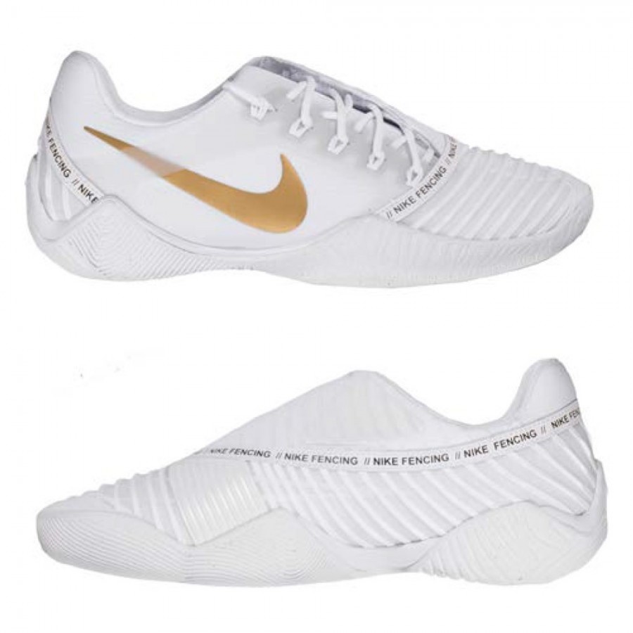КРОСІВКИ NIKE BALLESTRA 2 ДЛЯ ДОРОСЛИХ - БІЛІ / ЗОЛОТО КРОСІВКИ NIKE BALLESTRA 2 ДЛЯ ДОРОСЛИХ - БІЛІ / ЗОЛОТО